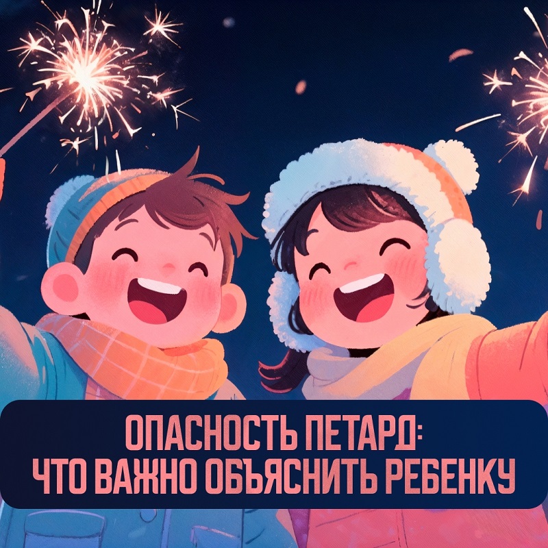 Опасность петард: что важно объяснить ребенку.